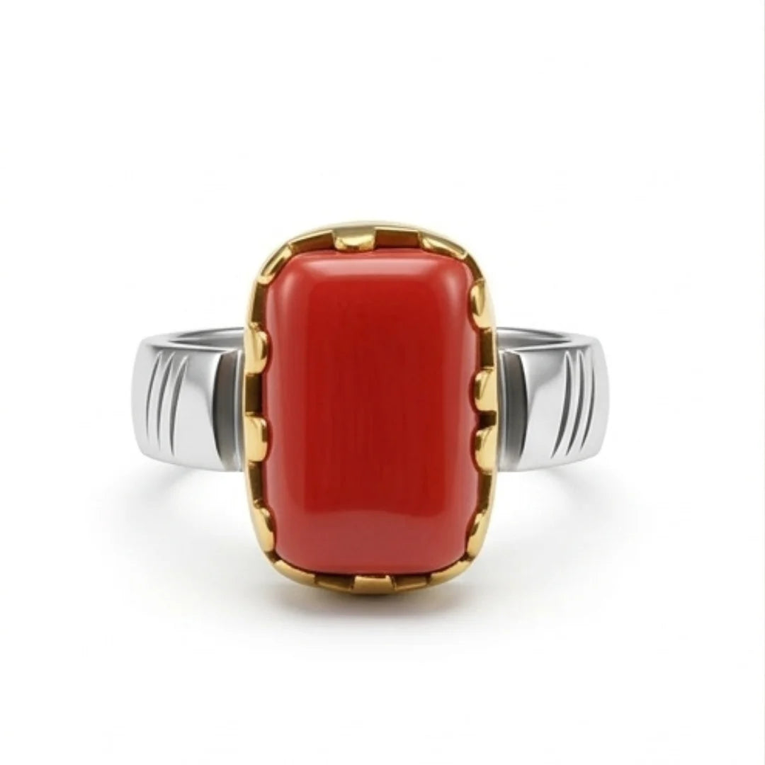11 Carats Marjan Ring | Cabochon Cut