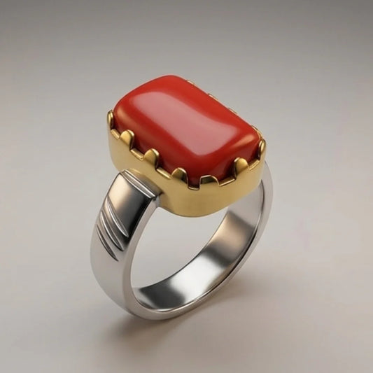 11 Carats Marjan Ring | Cabochon Cut