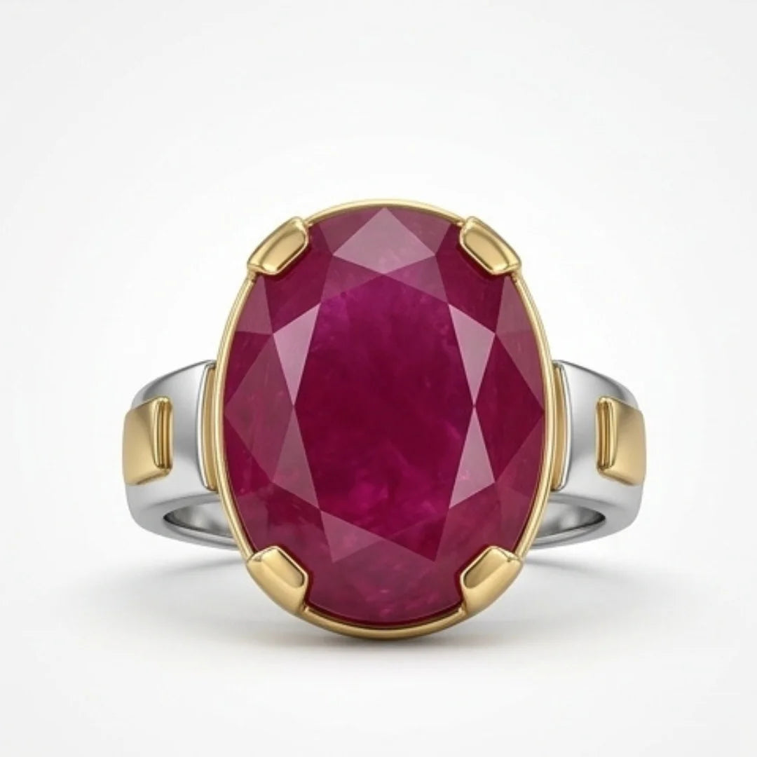 Yaqoot Ring | Step Cut Ruby | CODE R-29