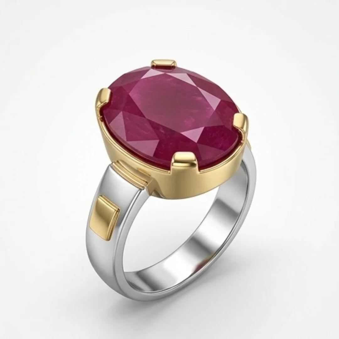 Yaqoot Ring | Step Cut Ruby | CODE R-29
