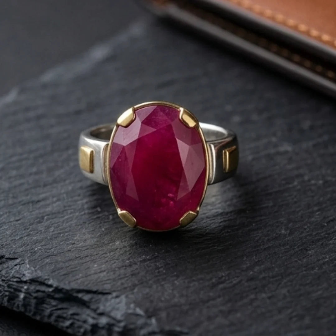 Yaqoot Ring | Step Cut Ruby | CODE R-29