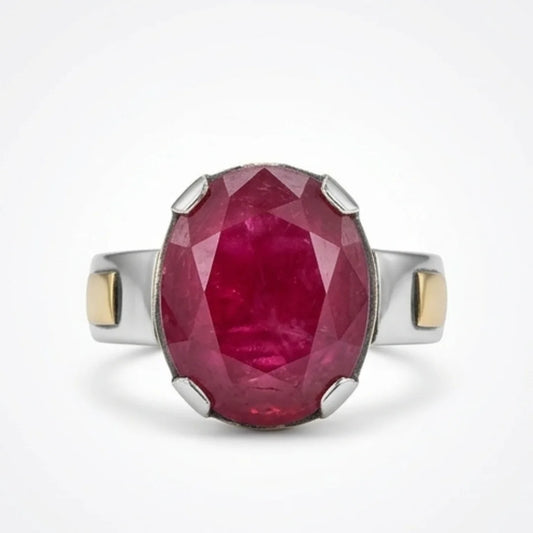 Yaqoot Ring | Step Cut Ruby | CODE R-27