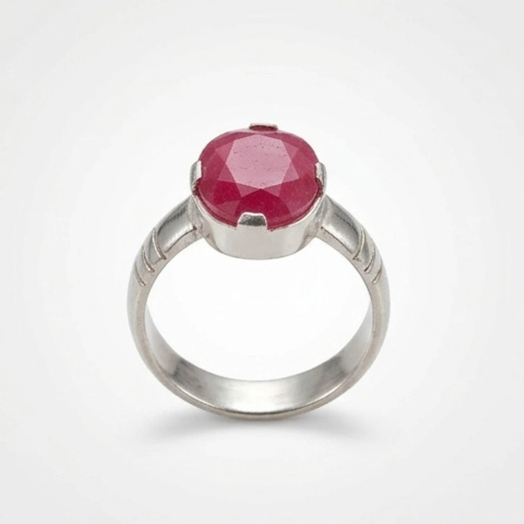 Ruby Female Ring | Step Cut | Yaqoot Ring | CODE R09