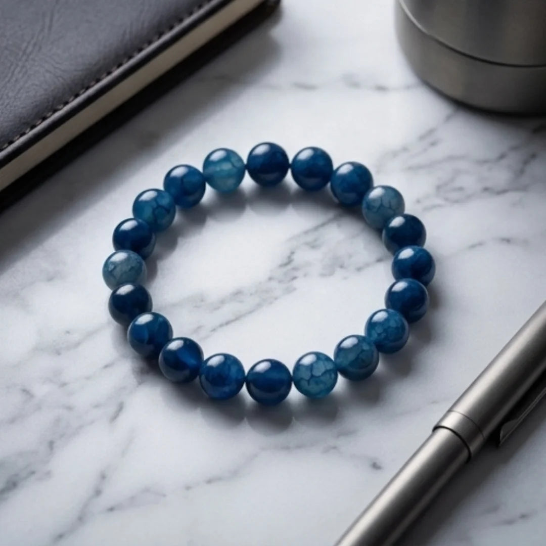 Aqeeq Gemstone Bracelet 10mm – Traditional Elegance, Strength & Positive Energy