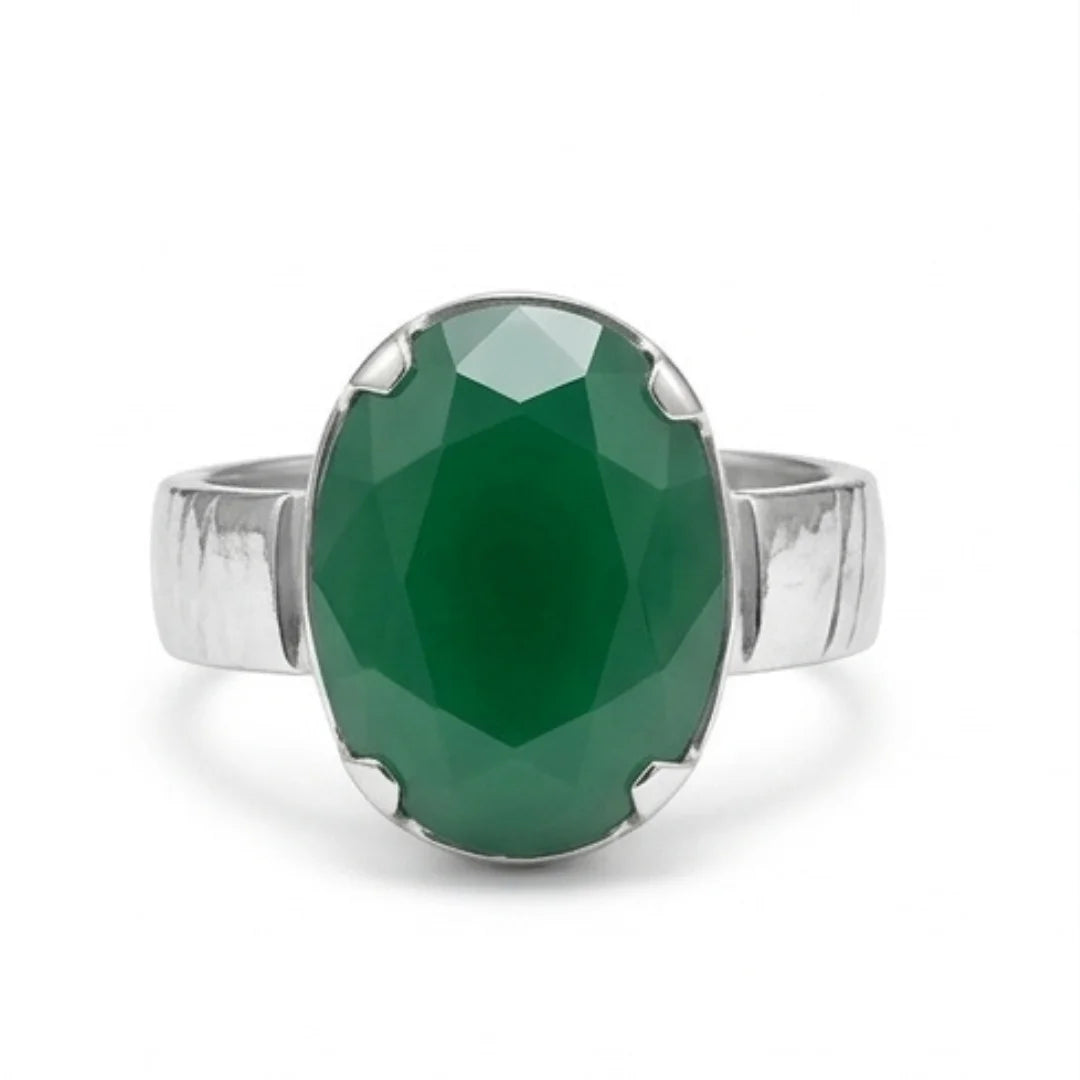 Emerald Ring | Step Cut Zamrud | Italian Style Ring | CODE E-73