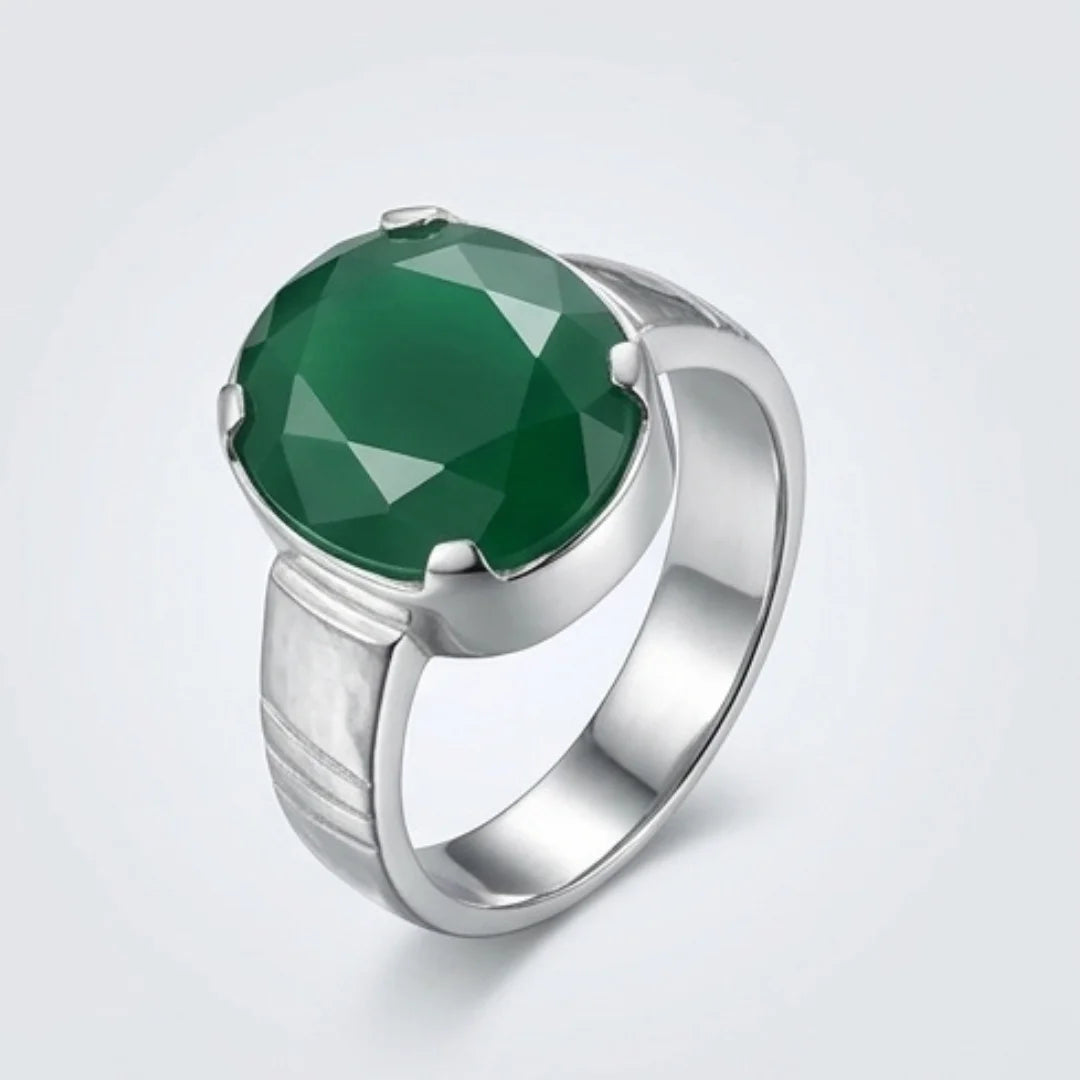 Emerald Ring | Step Cut Zamrud | Italian Style Ring | CODE E-73