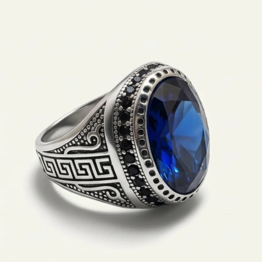 Neelam Ring | Diamond Shape Step Cut | CODE N-32