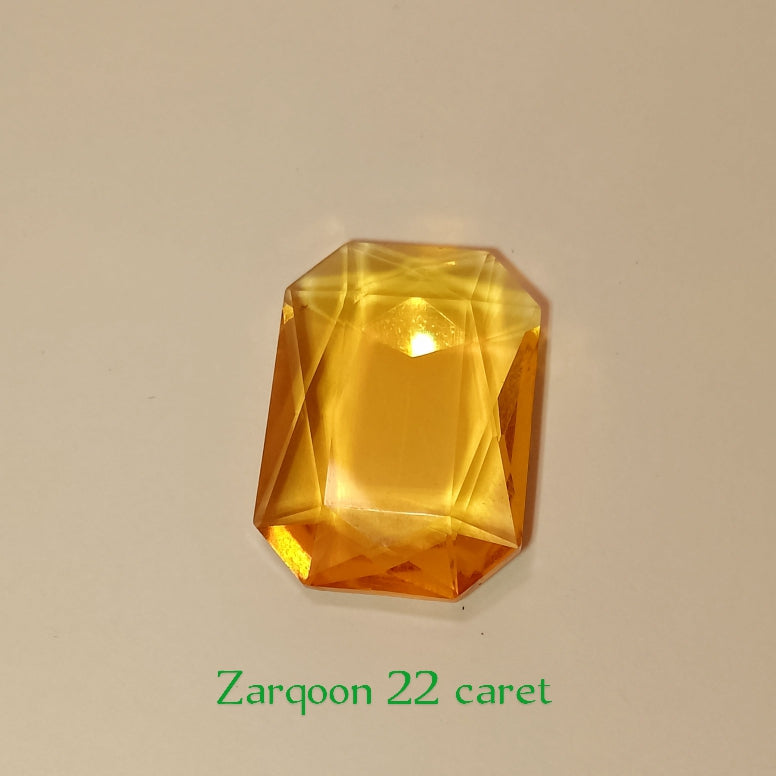Yellow Zircon | Step Cutting