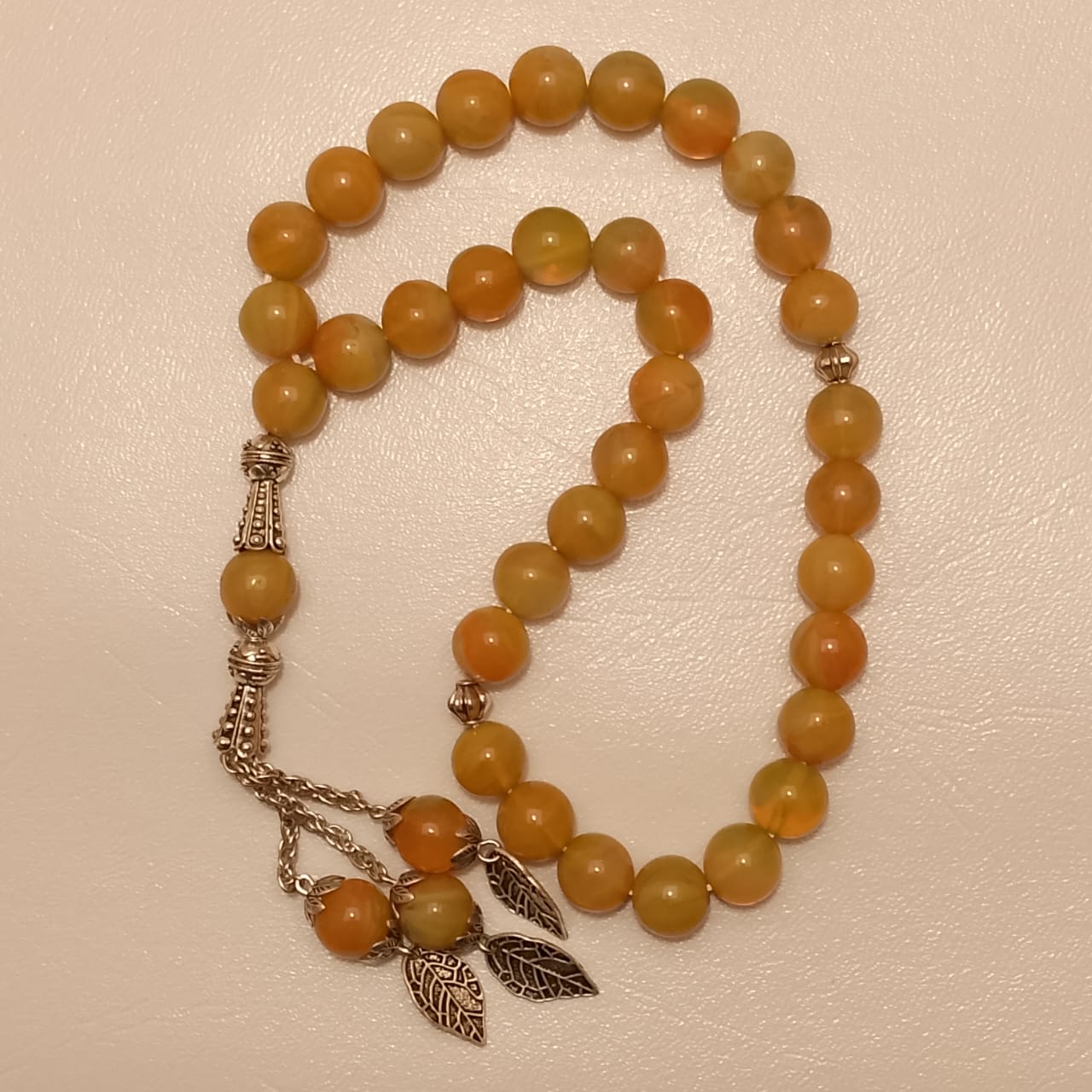 Pukhraj Tasbeeh with Free Gift Box | 33 Beads | 10mm