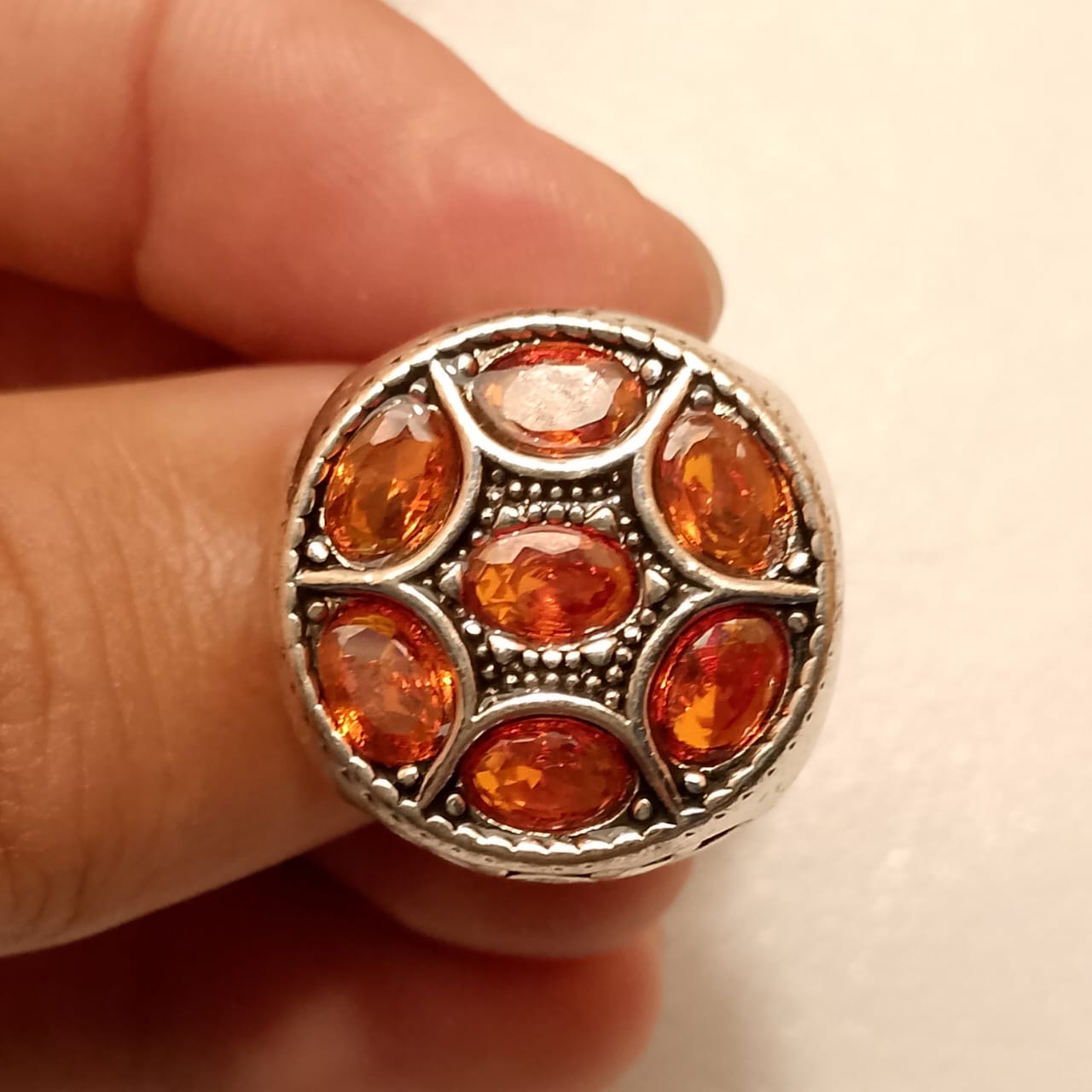 Multiple Garnet stone Ring | Step Cut | Turkish Style Ring
