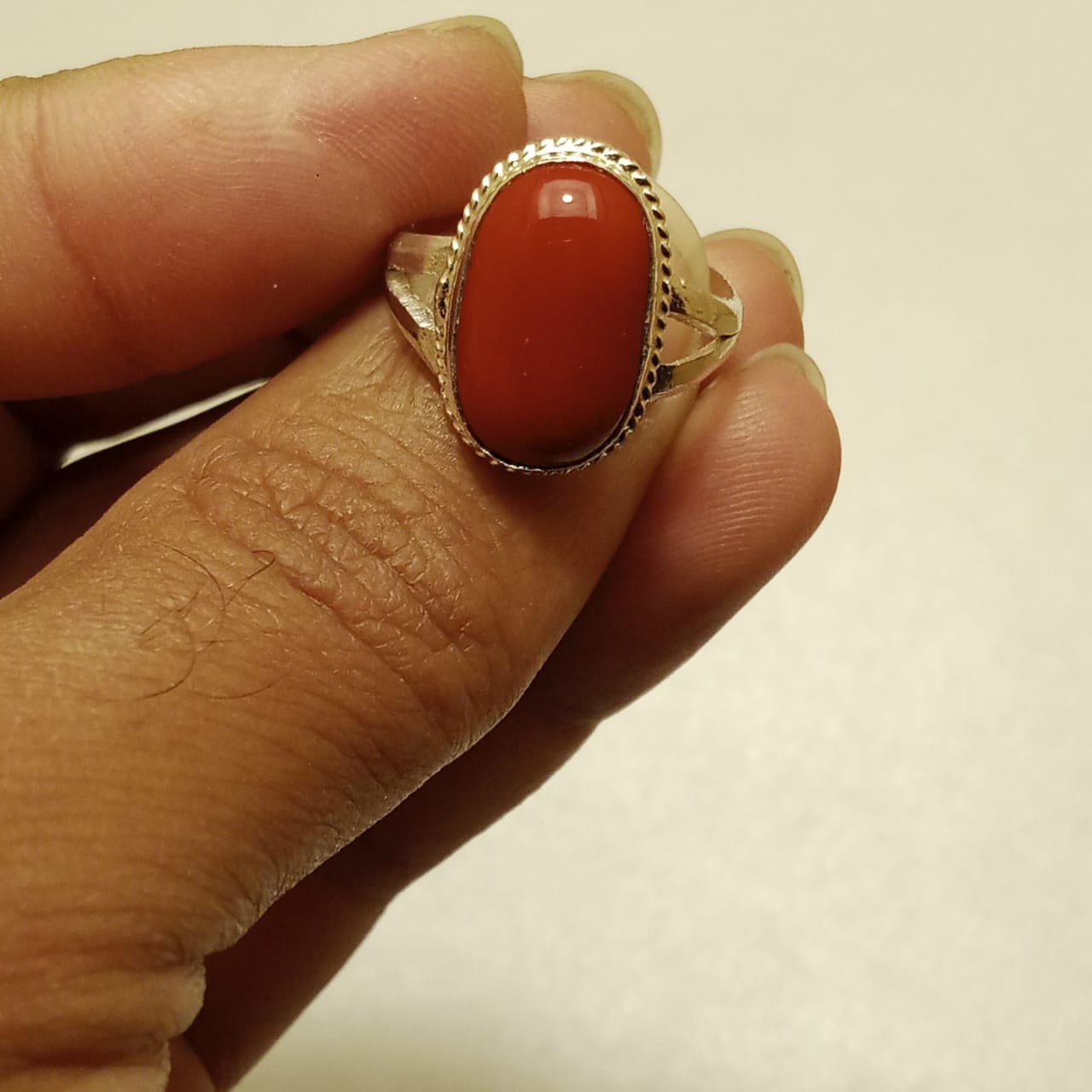 13 Carats Marjan Ring | Cabochon Cut | Italiyan Style