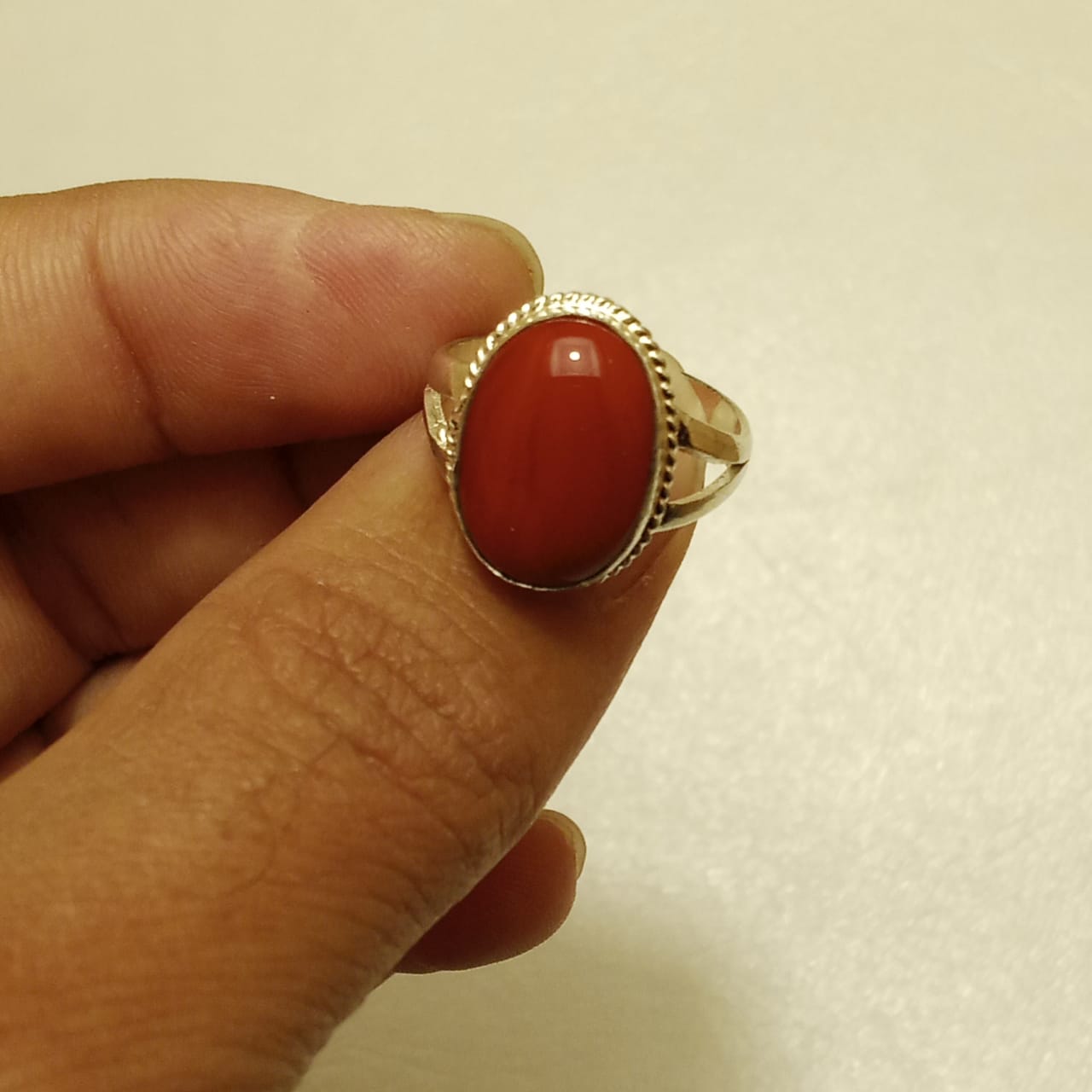 13 Carats Marjan Ring | Cabochon Cut | Italiyan Style