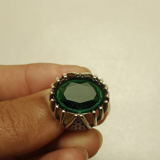 15 Carat Zamrud Ring | Step Cut Emerald | Turkish Style Ring