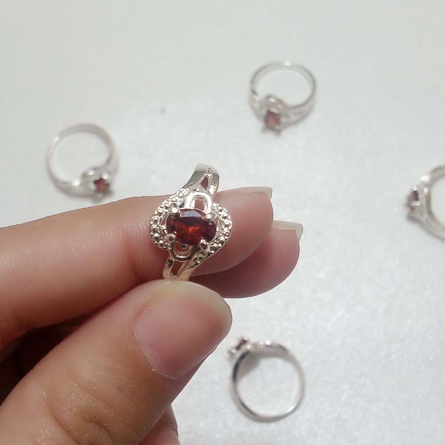 Ruby Female Ring | Step Cut | Yaqoot Ring | CODE R02