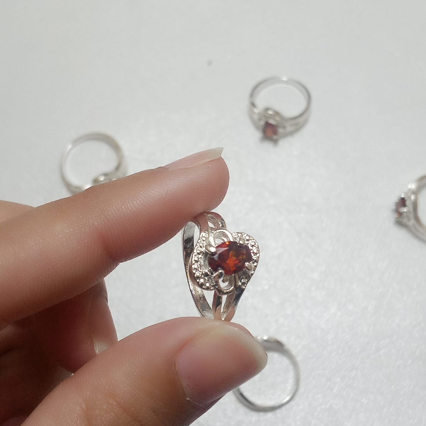 Ruby Female Ring | Step Cut | Yaqoot Ring | CODE R02