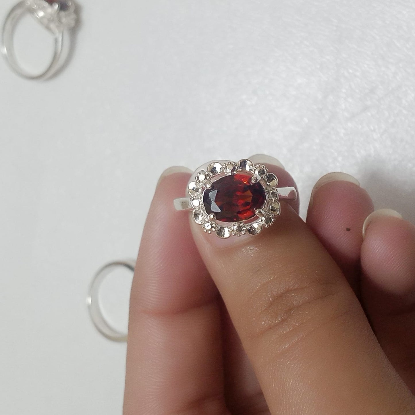 Ruby Female Ring | Step Cut | Yaqoot Ring | CODE R05