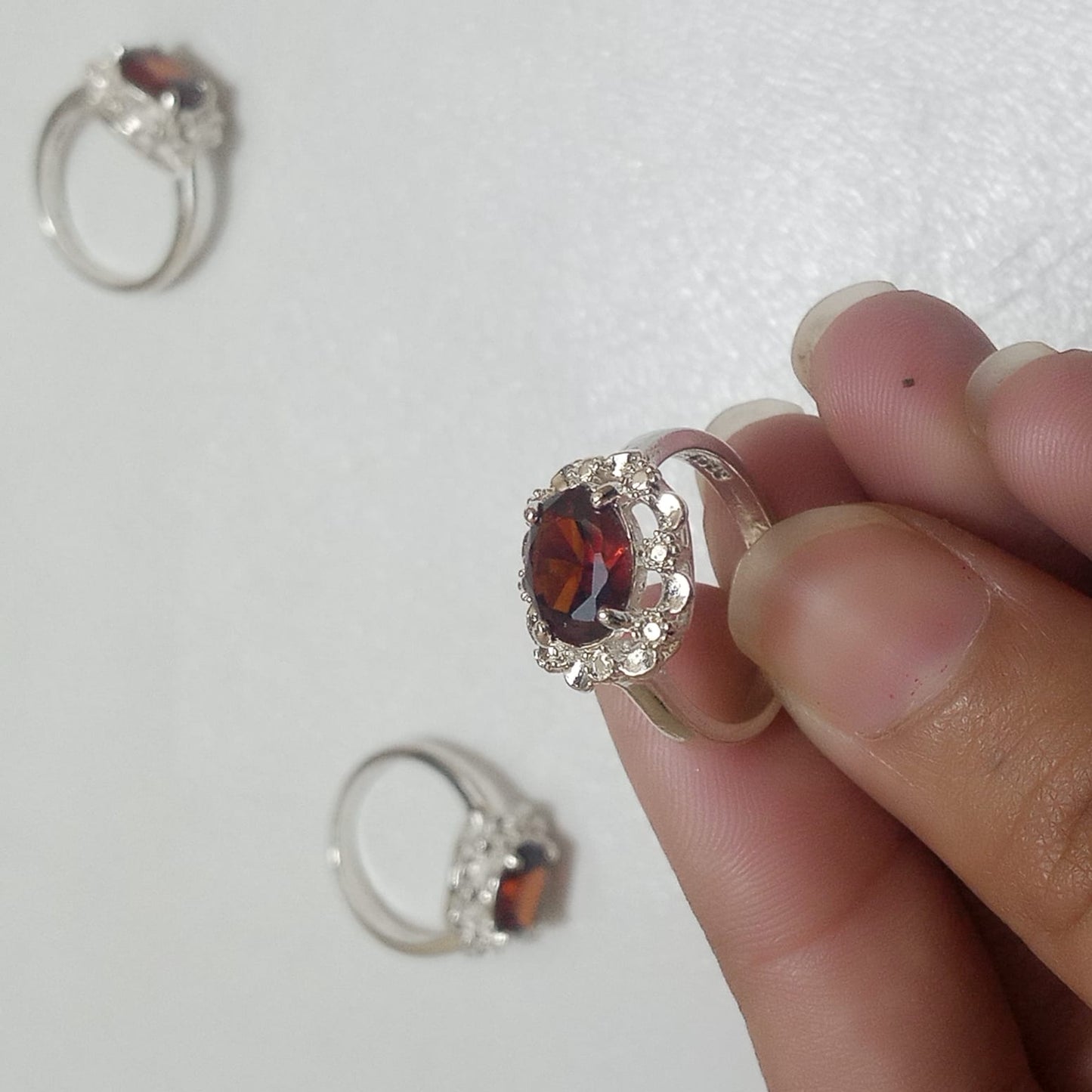 Ruby Female Ring | Step Cut | Yaqoot Ring | CODE R05