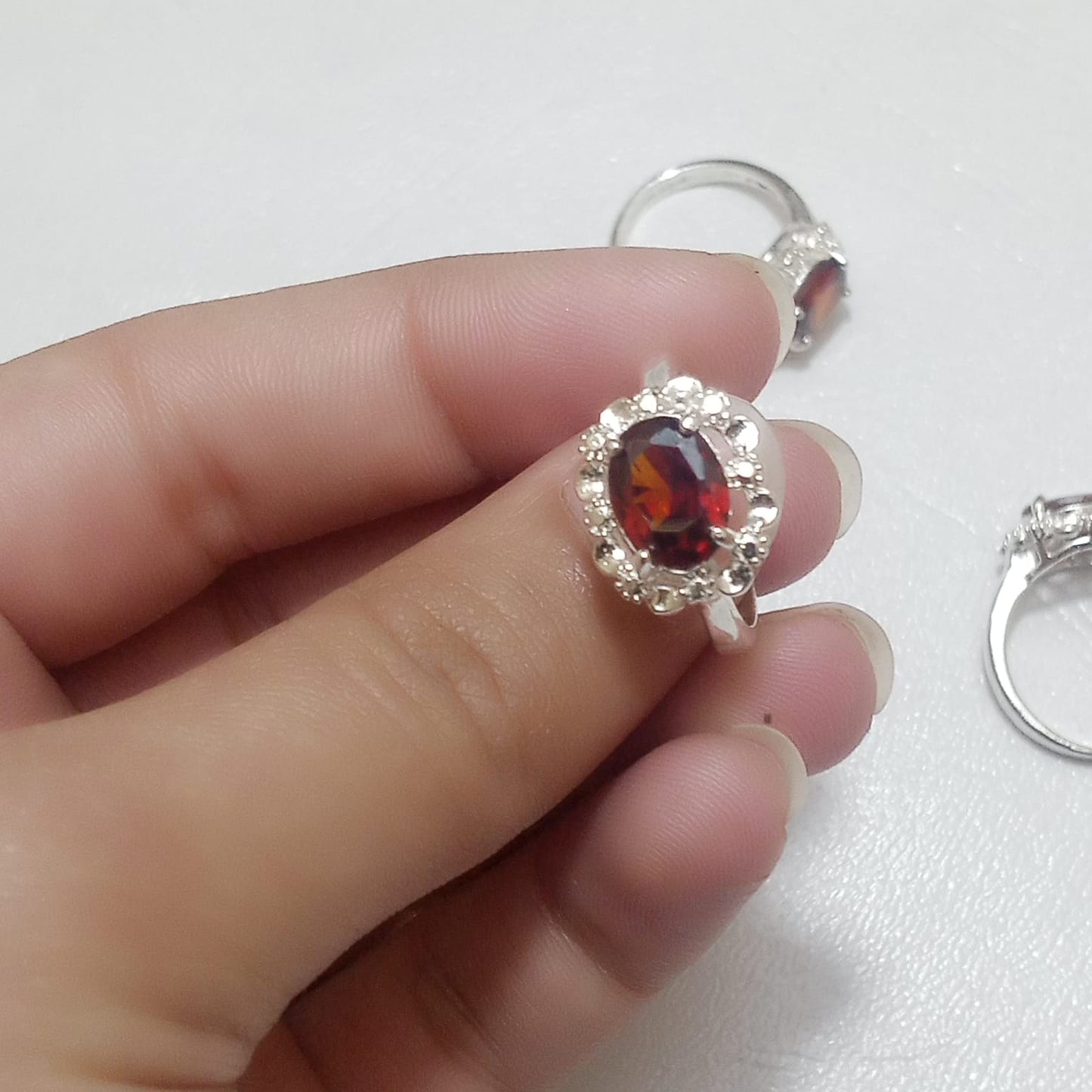 Ruby Female Ring | Step Cut | Yaqoot Ring | CODE R05