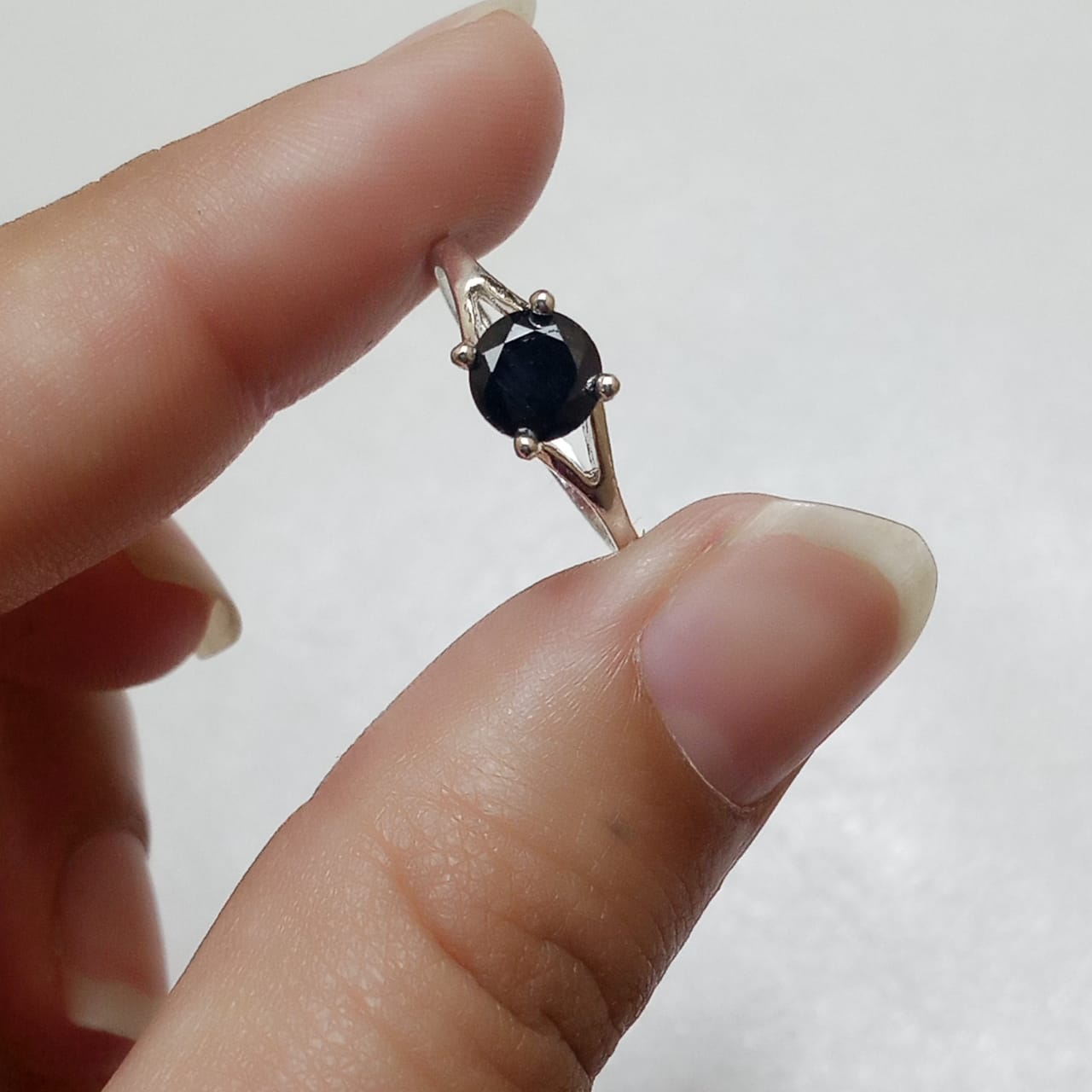 Tourmaline Female Ring |  Diamond Cut | T04