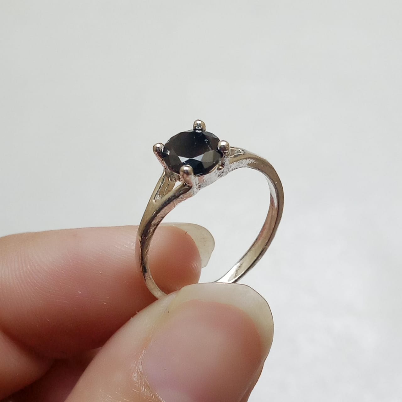 Tourmaline Female Ring |  Diamond Cut | T04