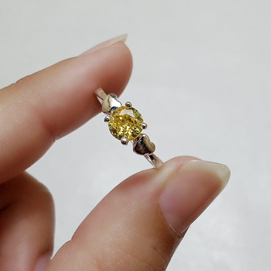 Pukhraj Female Ring | Step Cut | CODE P20