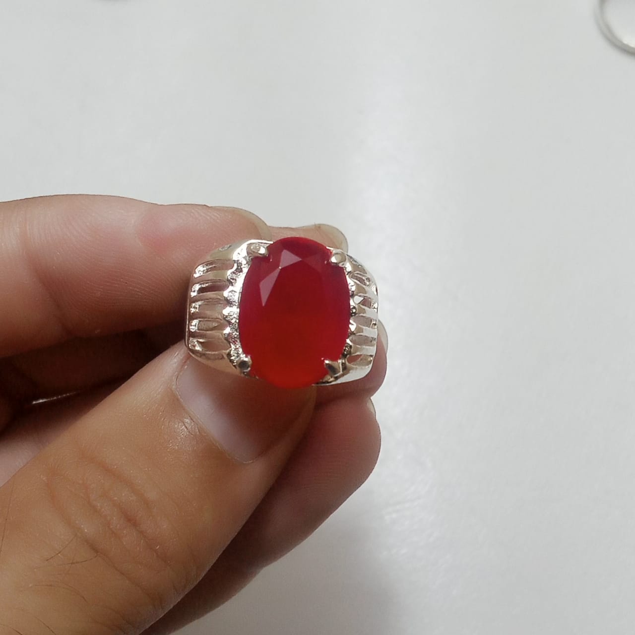 8 Carat Yaqoot Ring | Step Cut Ruby | Turkish Style Ring