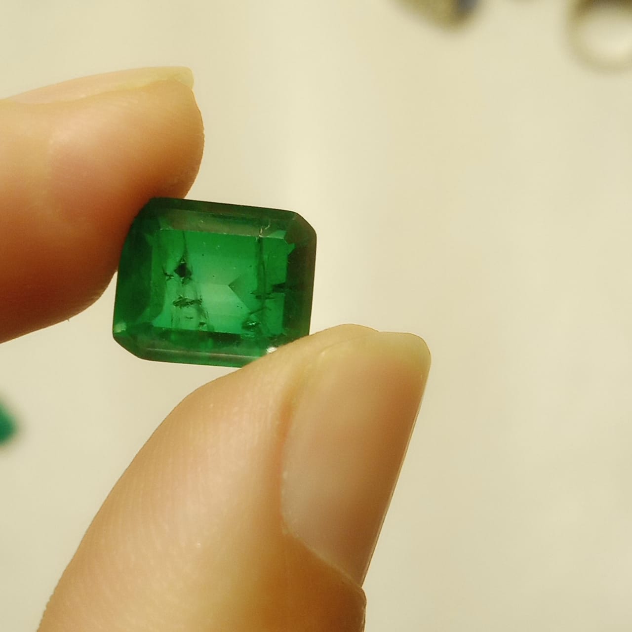 4.3 Carat Swati Emerald | Step Cut Zamrud