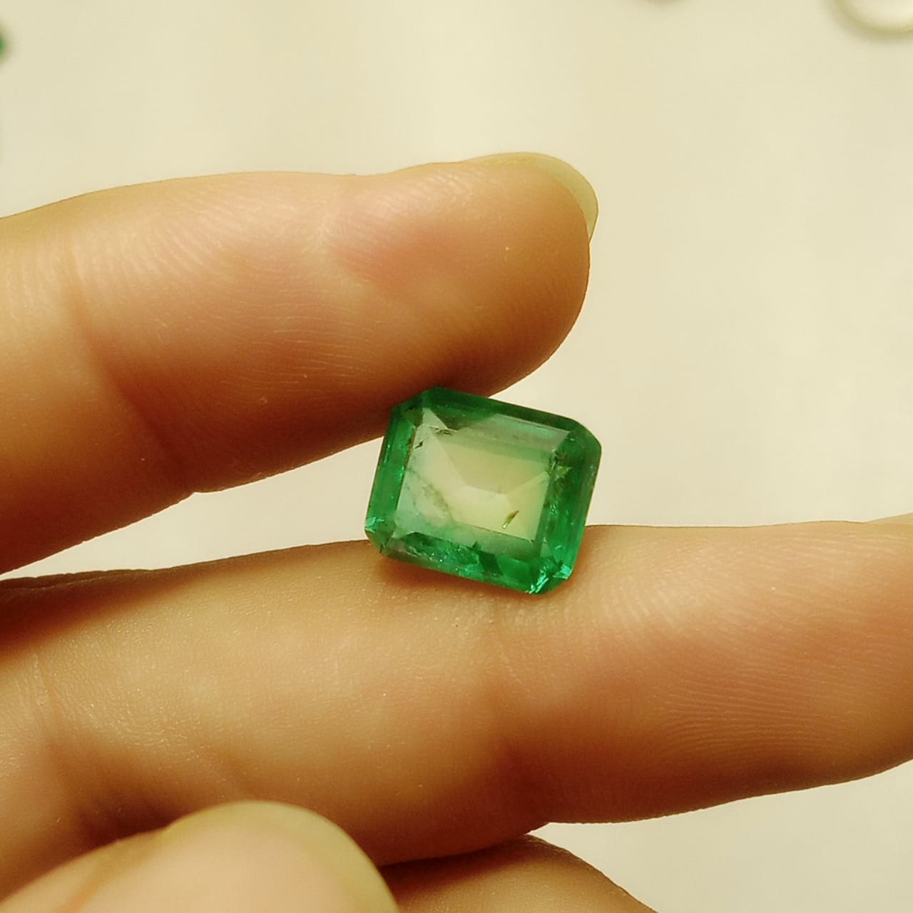 4.3 Carat Swati Emerald | Step Cut Zamrud
