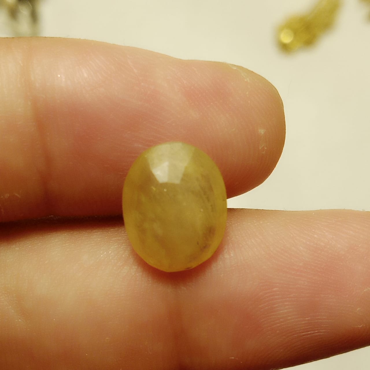 Pukhraj |  Yellow Sapphire | Step Cutt