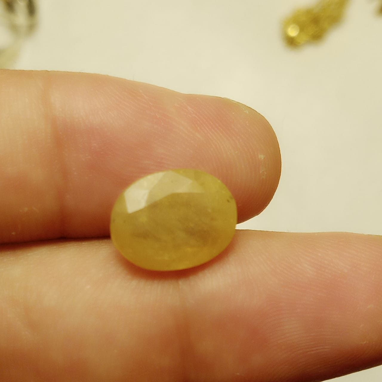 Pukhraj |  Yellow Sapphire | Step Cutt