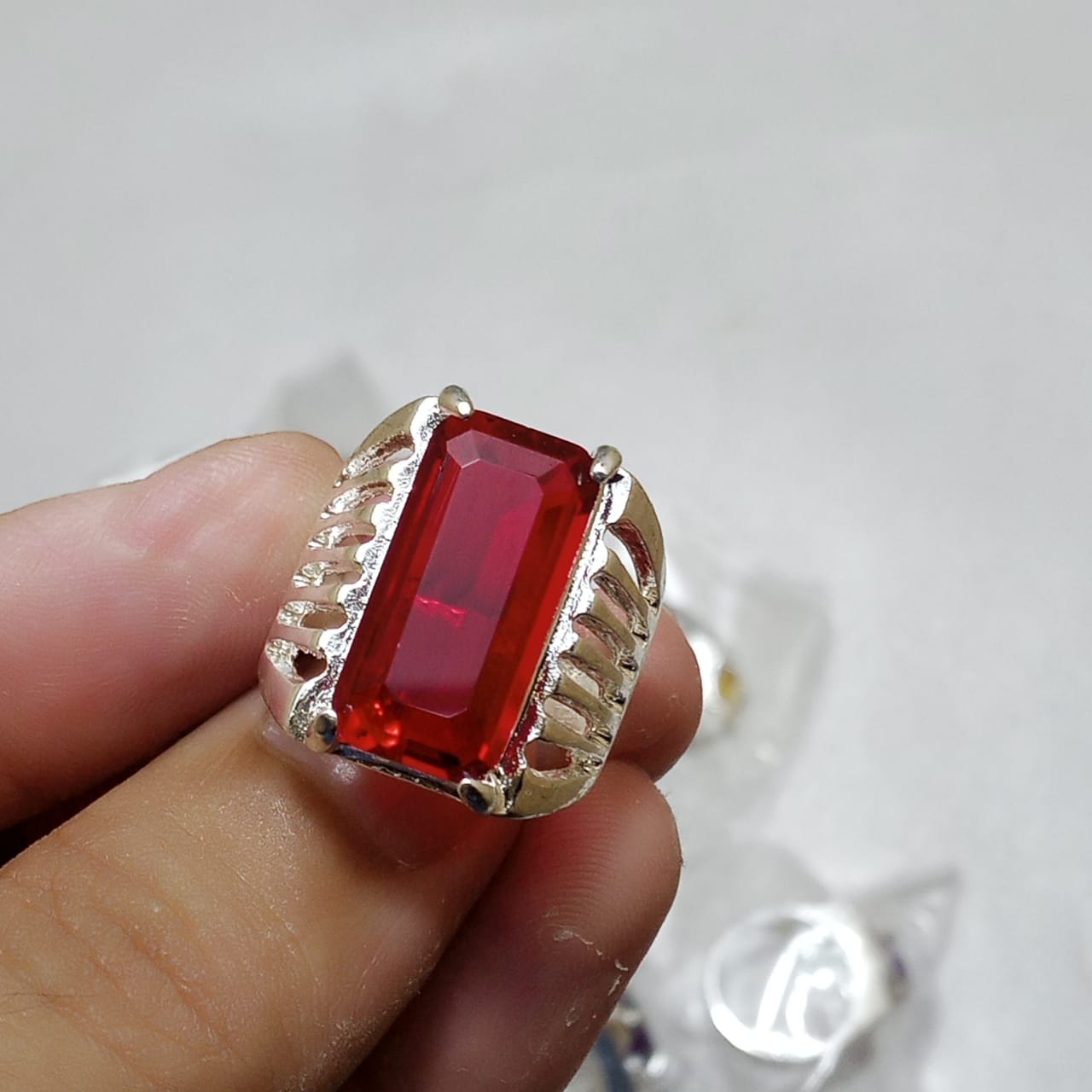 10 carat Emerald Ring | Step Cut Zamrud | Italian Style Ring