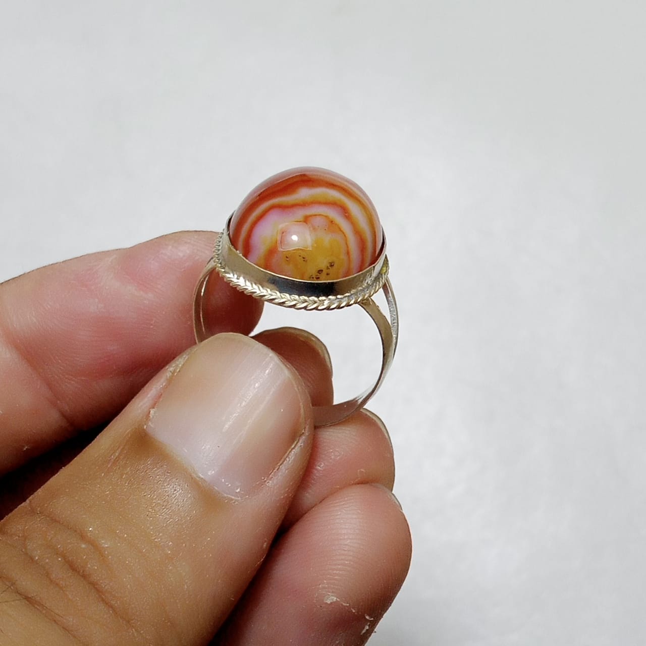 Sulaimani Aqeeq Ring | Agate Ring | Italian style Ring