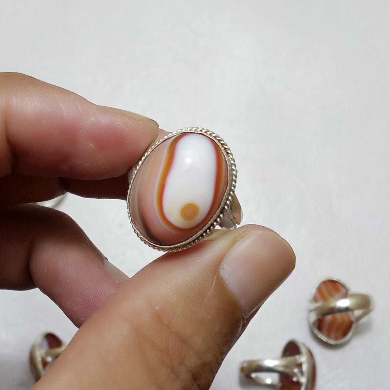 Sulaimani Aqeeq Ring | Agate Ring | Italian style Ring