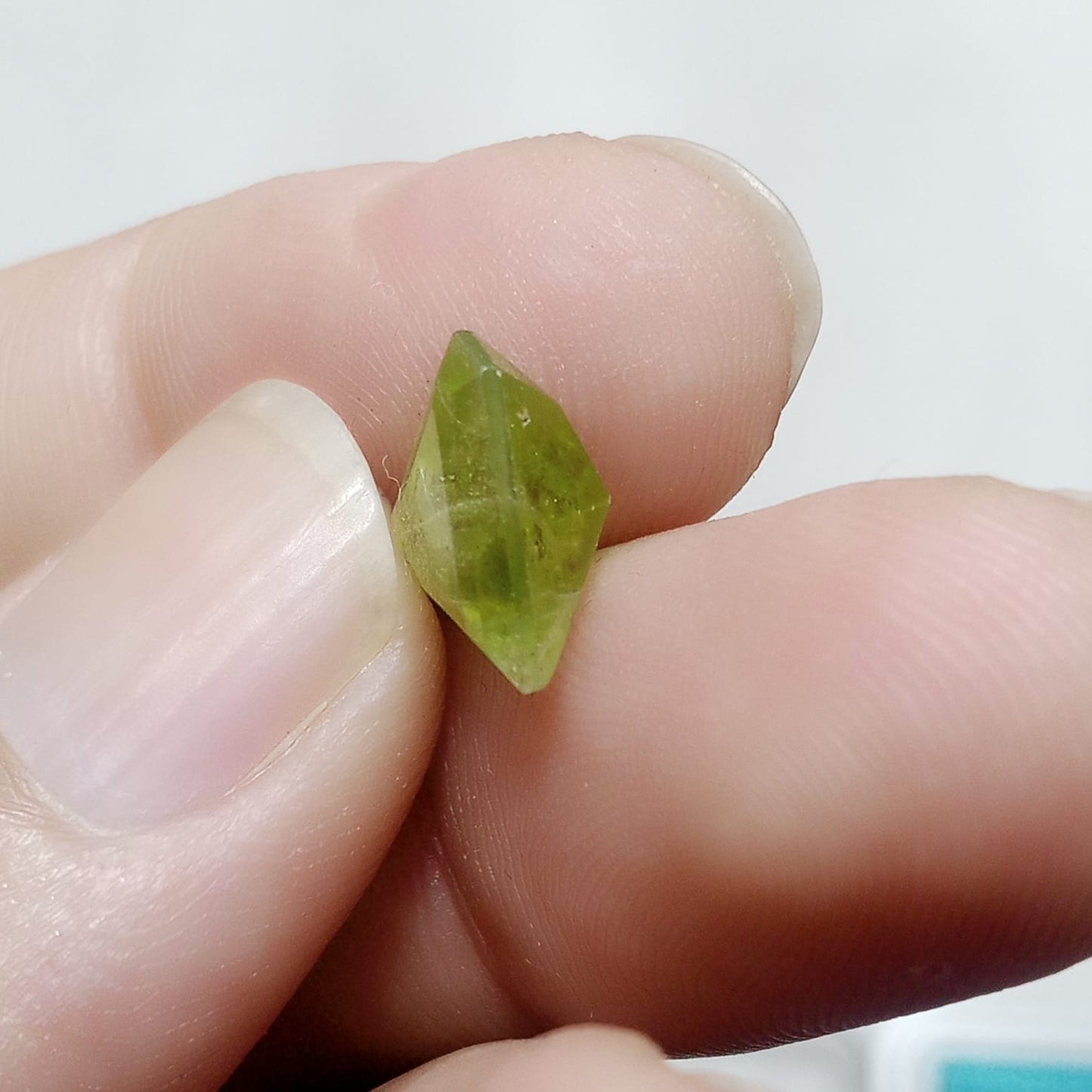 2.5 Carat Peridot | Zabarjad stone | Triangle shape | Step Cutting