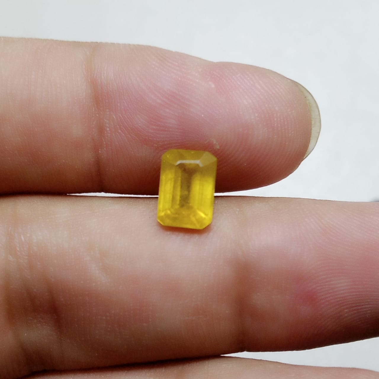 3.5 Carat Pukhraj | Yellow Sapphire | Emerald Cut