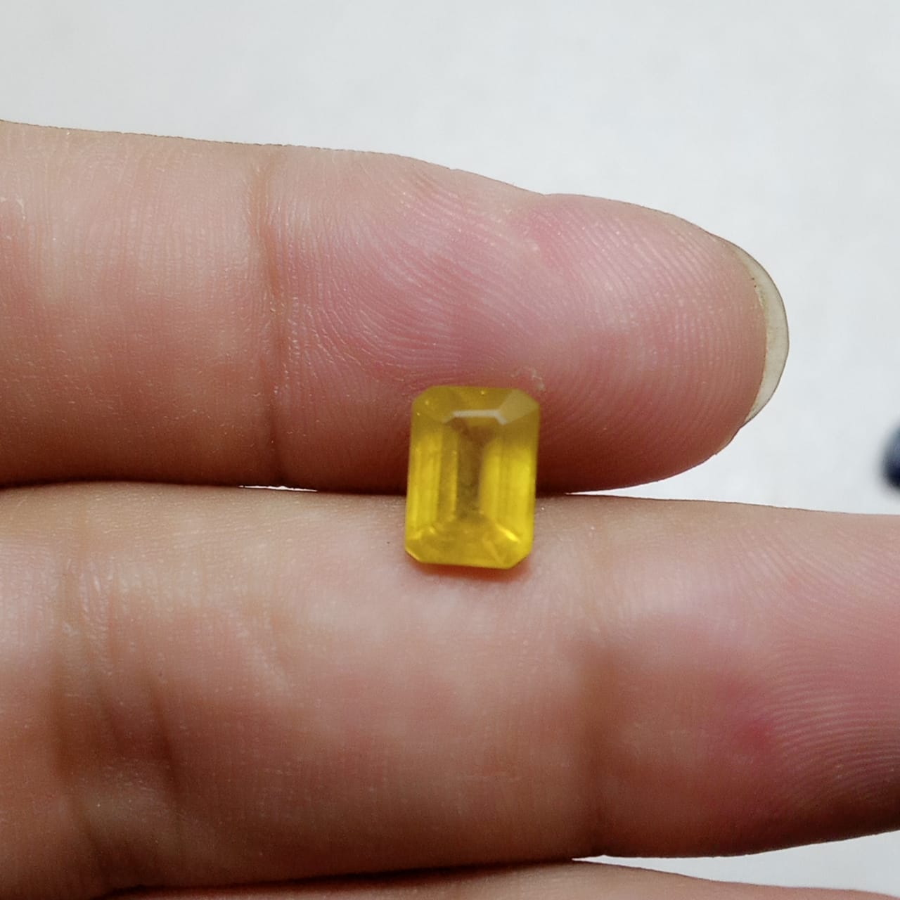 3.5 Carat Pukhraj | Yellow Sapphire | Emerald Cut