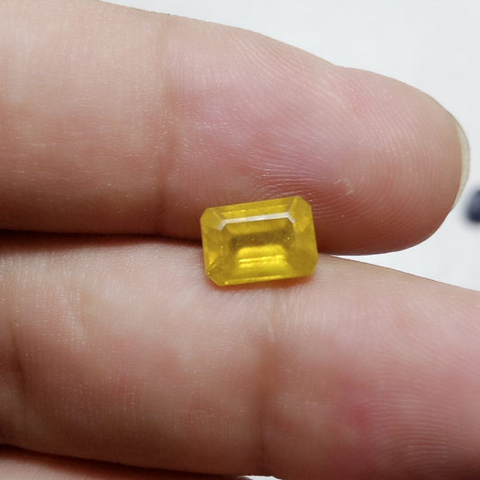 3.5 Carat Pukhraj | Yellow Sapphire | Emerald Cut