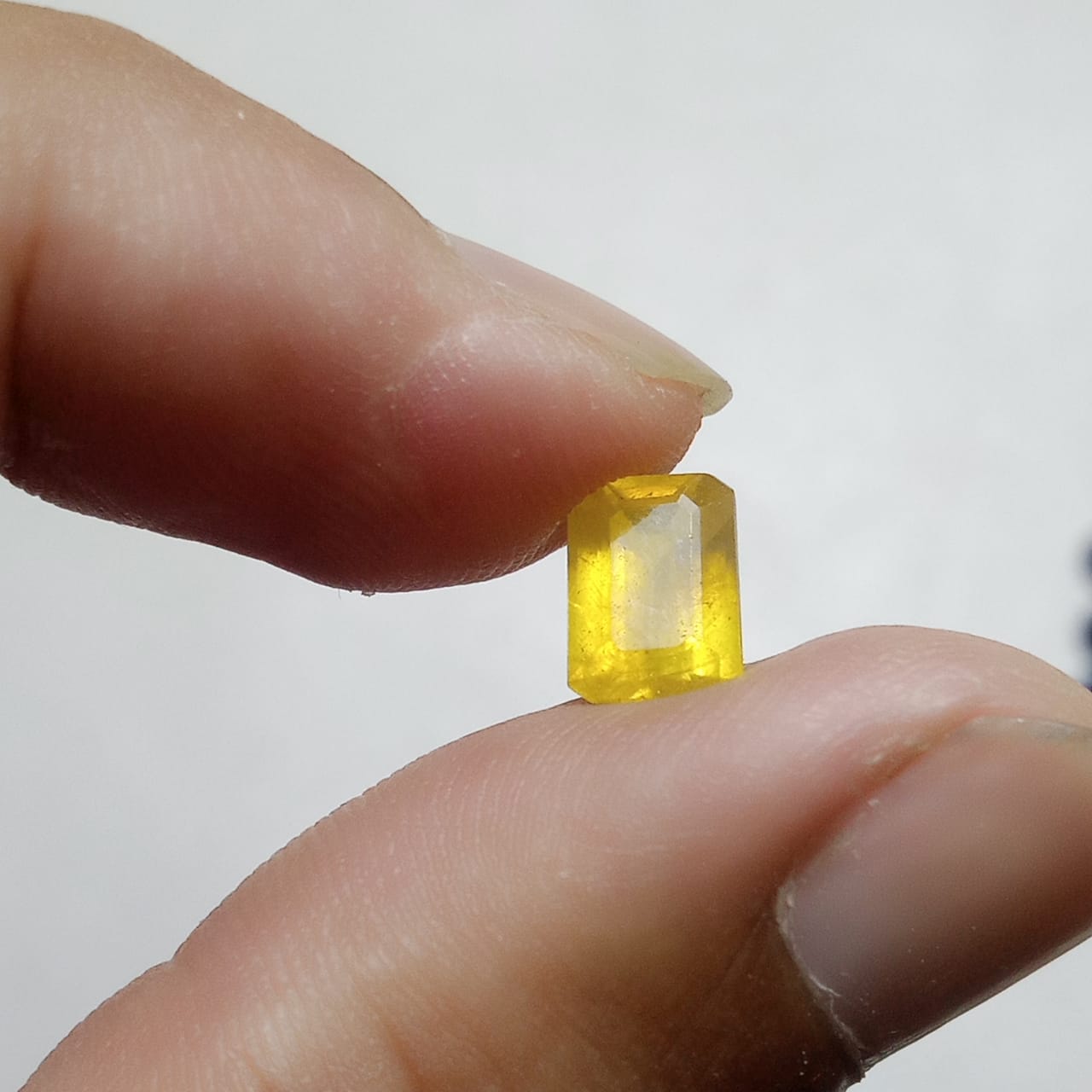 3.5 Carat Pukhraj | Yellow Sapphire | Emerald Cut