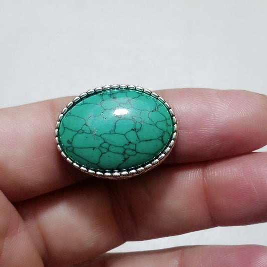 Hussaini Ferooza Ring | Cabashon Cut | Turkish Design