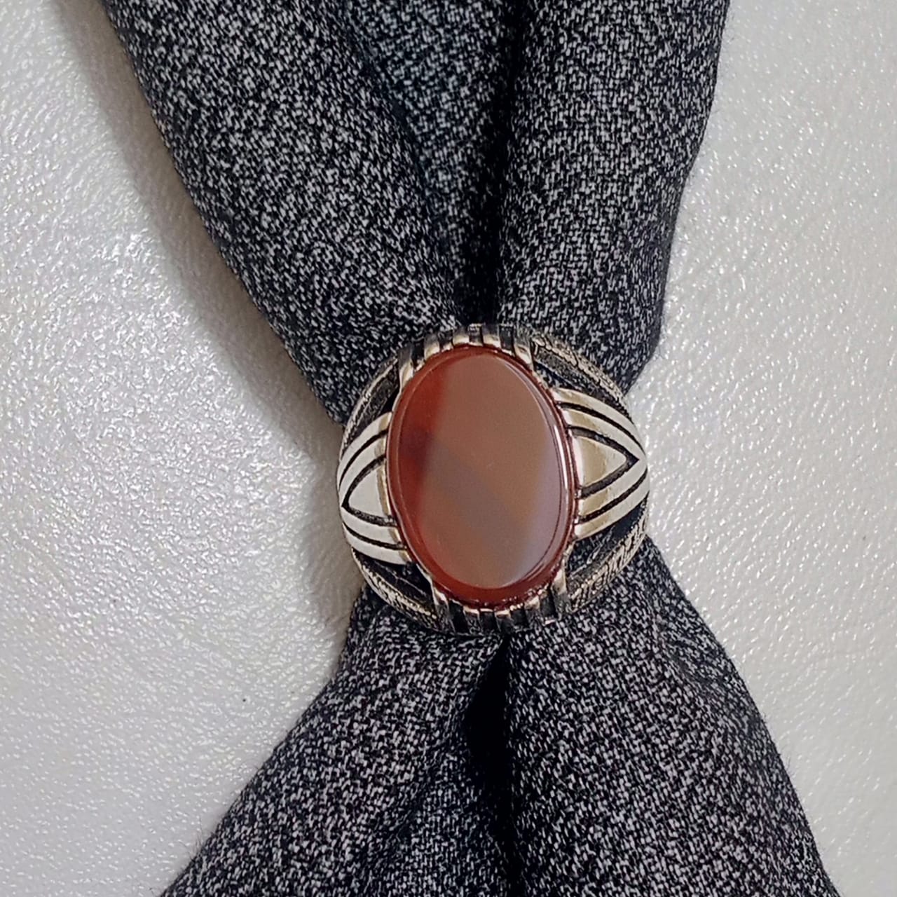 17 ct Yamni Aqeeq Ring | Agate Ring | Turkish style Ring