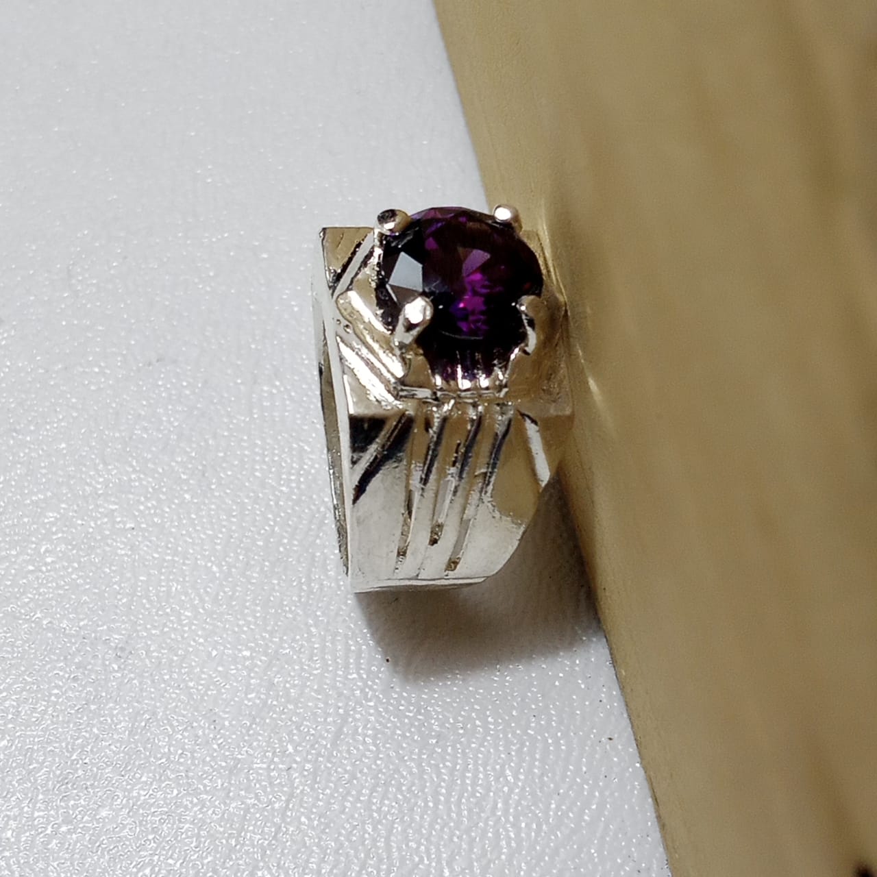 Neelam Ring | Diamond Shape Step Cut | CODE N-31