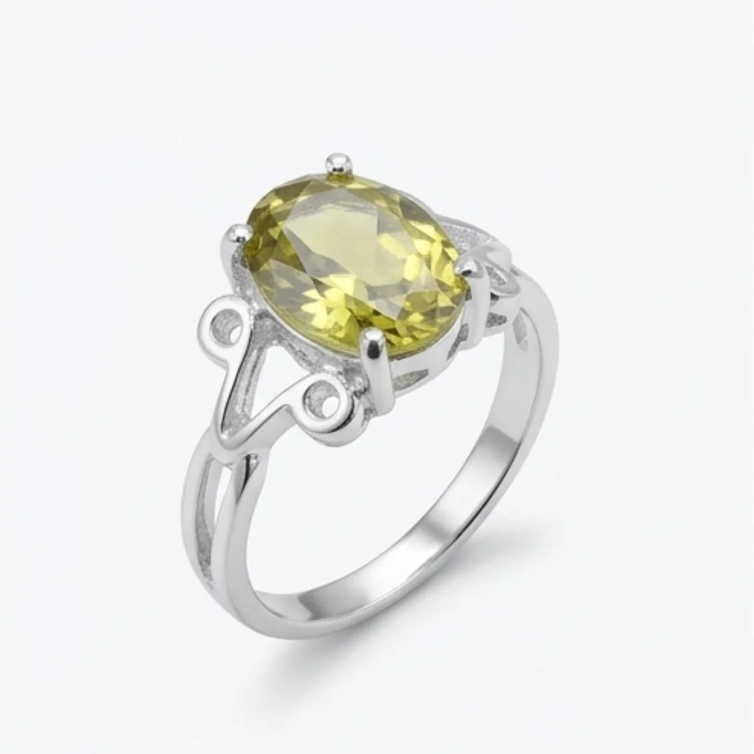 4 Carat Emerald Female Ring | Step Cut | Zamrud Ring